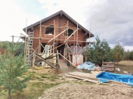 Отопление загородного дома из оцилиндрованного бревна